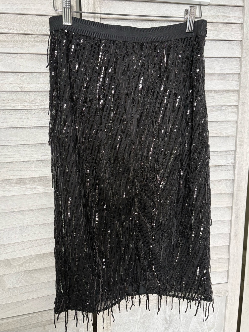 Dorothee Schumacher black beaded skirt sz3